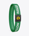 Textile Fabric Wristband Mockup