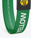 Textile Fabric Wristband Mockup