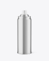 Metallic Spray Bottle Mockup