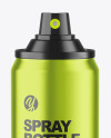 Metallic Spray Bottle Mockup