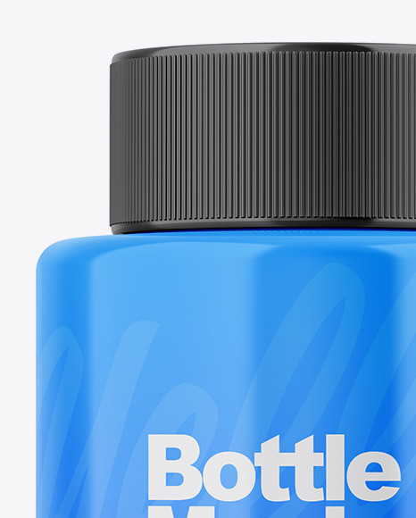 Glossy Bottle Mockup