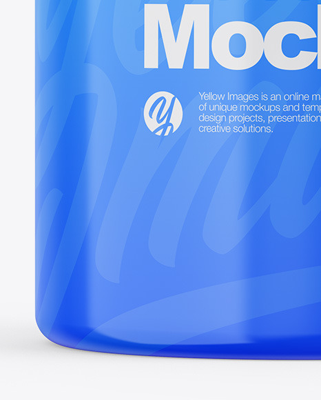 Glossy Bottle Mockup