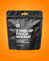 Matte Stand-up Pouch Mockup