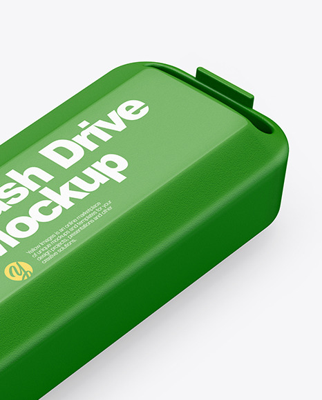 Textured USB Flash Drive Mockup