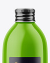 Glossy Bottle w/ Glossy Label Mockup