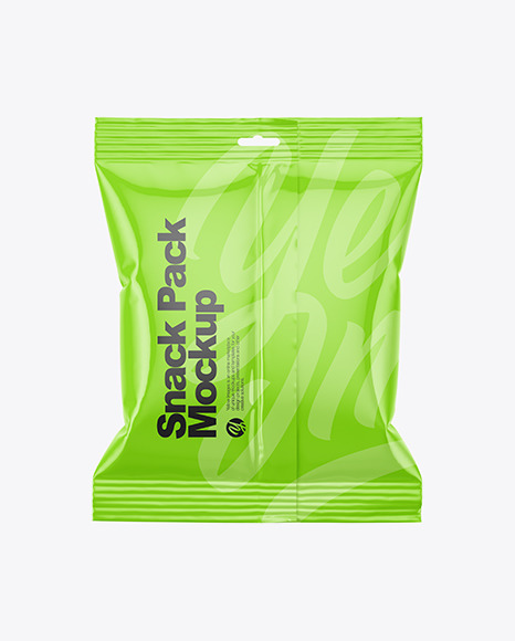 Glossy Snack Pack Mockup