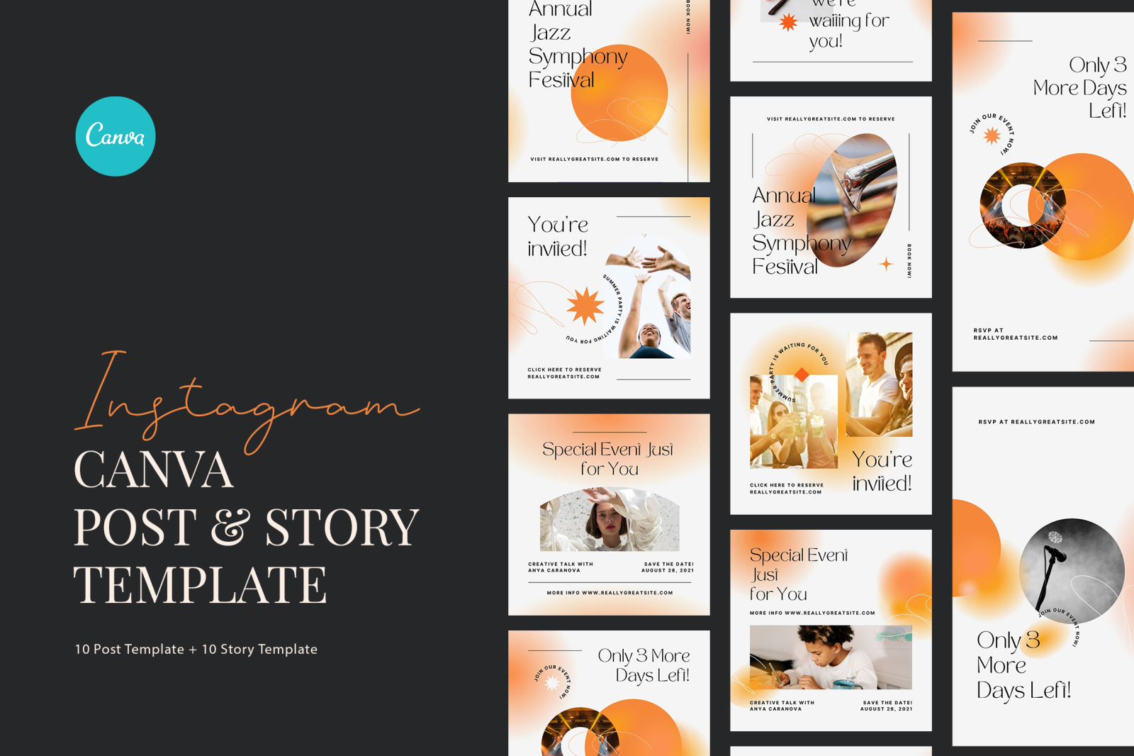 Gradient Events Instagram Canva Gradient Events Instagram Canva
