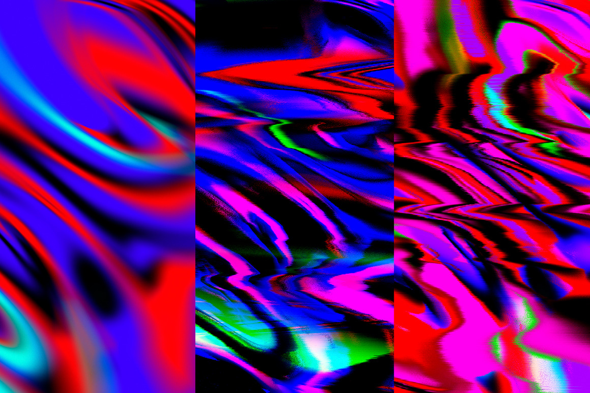 Liquid and Glitch Textures Liquid and Glitch Textures