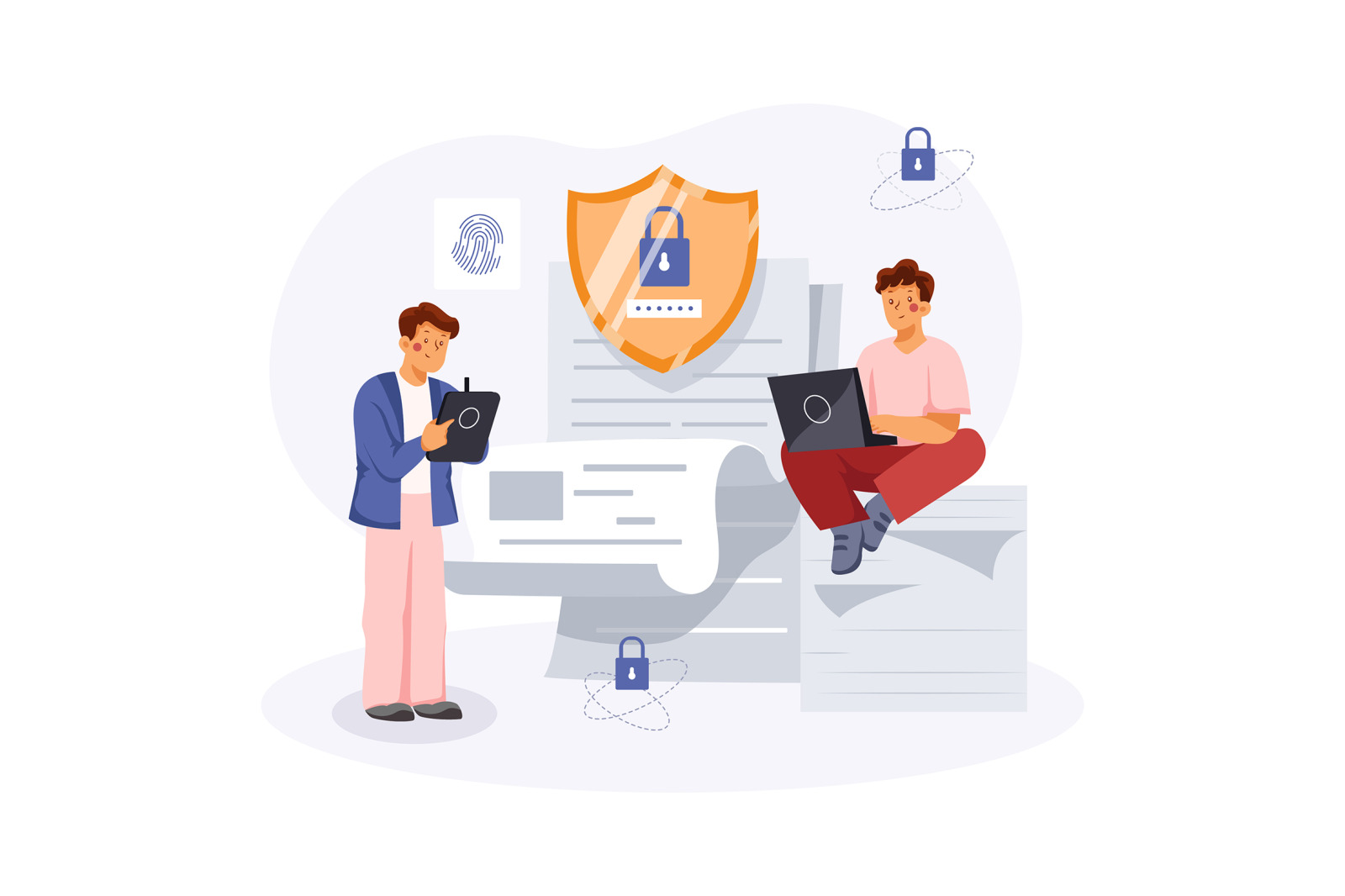 M300_ Cyber Security Illustrations M300_ Cyber Security Illustrations