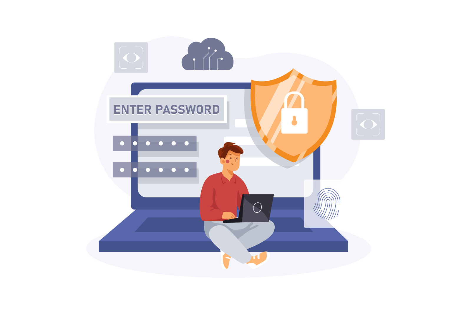 M300_ Cyber Security Illustrations