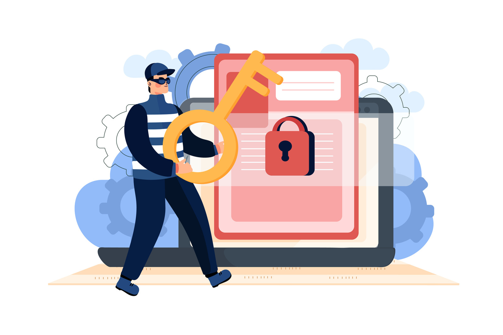 M291_ Cyber Attack Illustrations M291_ Cyber Attack Illustrations