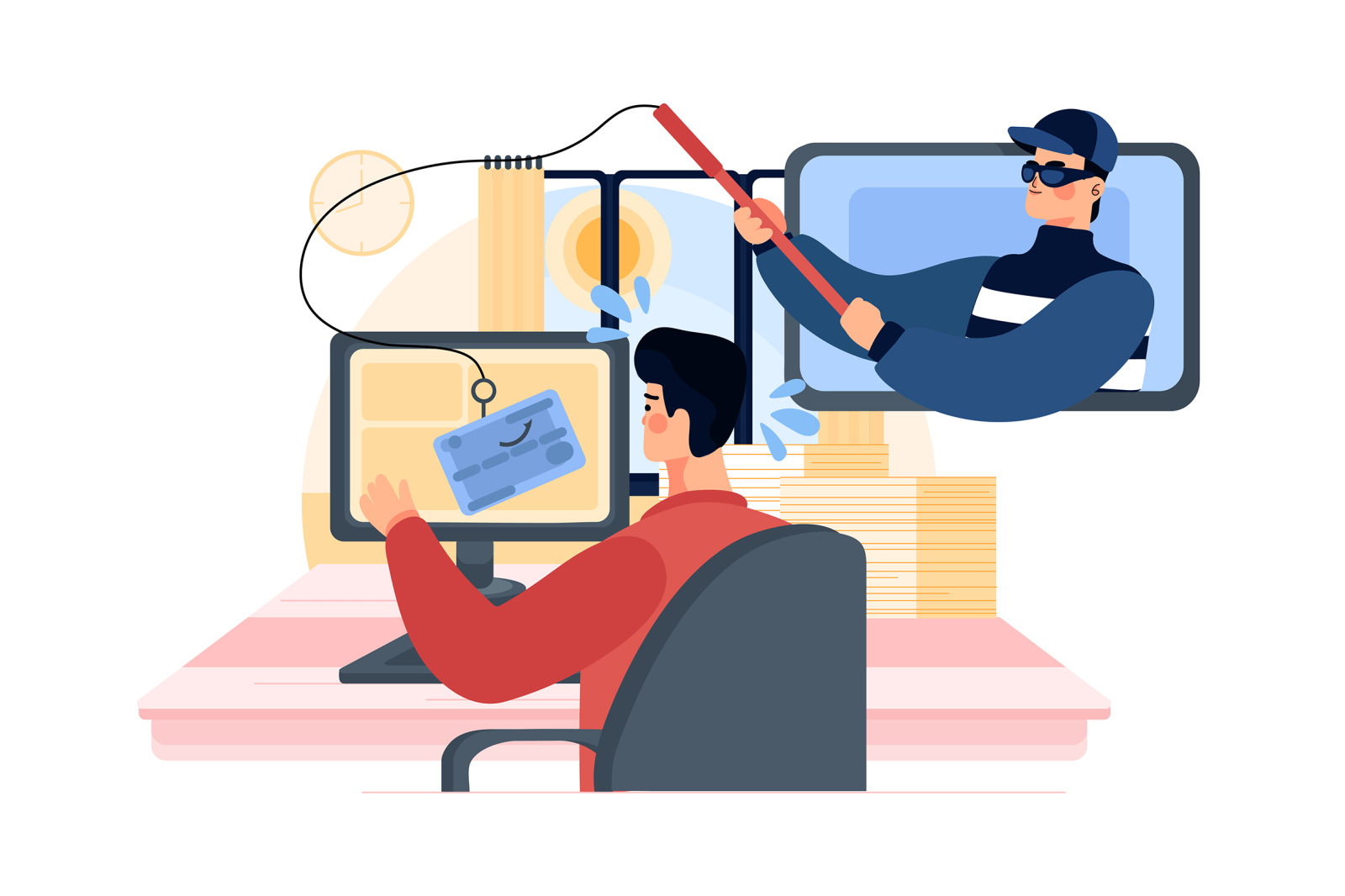 M291_ Cyber Attack Illustrations M291_ Cyber Attack Illustrations