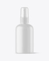 Matte Cosmetic Spray Bottle Mockup