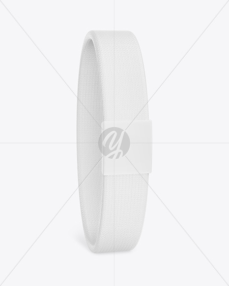 Textile Fabric Wristband Mockup