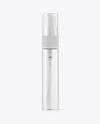 Frosted Clear Spray Bottle Mockup