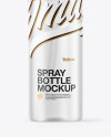 Frosted Clear Spray Bottle Mockup