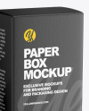 Glossy Dropper Bottle w/ Paper Box Mockup