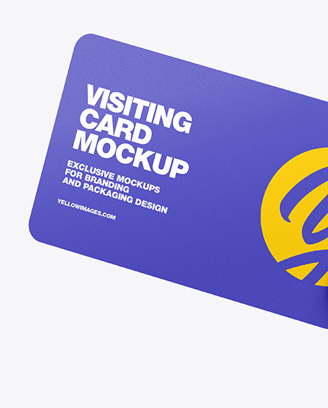 Business Card in a Hand Mockup