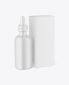 Ceramic Dropper Bottle w/ Paper Box Mockup Ceramic Dropper Bottle w/ Paper Box Mockup