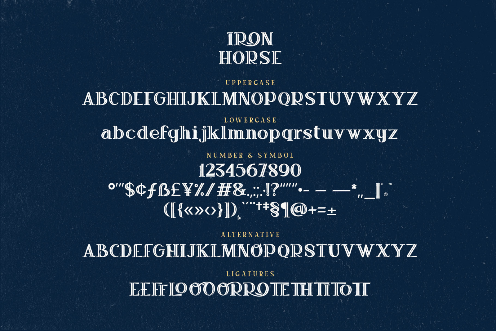 Iron Horse Font Iron Horse Font