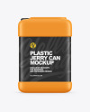 Plastic Jerry Can Mockup