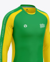 Long Sleeve Raglan Jersey Mockup