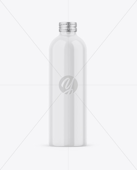 Glossy Bottle Mockup