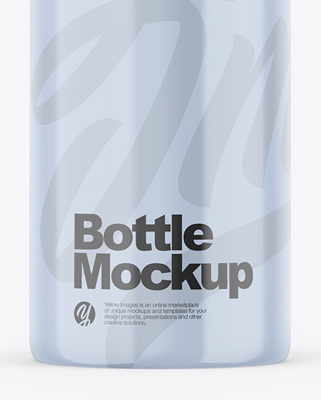 Glossy Bottle Mockup