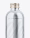 Glossy Metallic Bottle Mockup