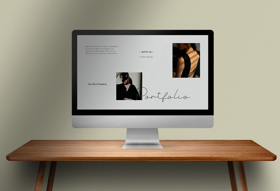 &Pau - Minimalist Brand Strategy PPT &Pau - Minimalist Brand Strategy PPT
