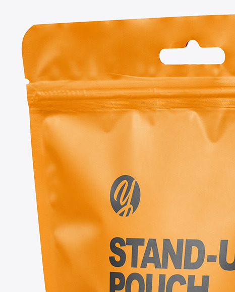 Matte Stand-up Pouch Mockup