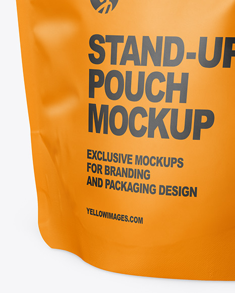 Matte Stand-up Pouch Mockup