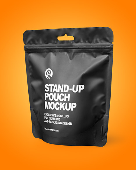 Matte Stand-up Pouch Mockup