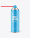 Matte Spray Bottle Mockup