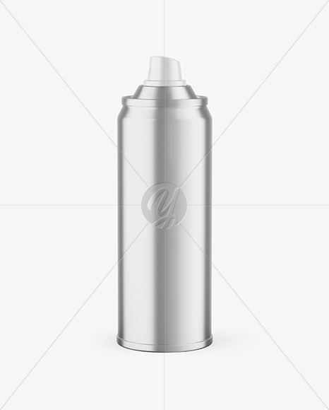 Metallic Spray Bottle Mockup