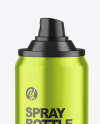 Metallic Spray Bottle Mockup