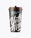 Matte Coffee Cup Mockup