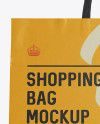 Paper Shopping Bag Mockup - Front View