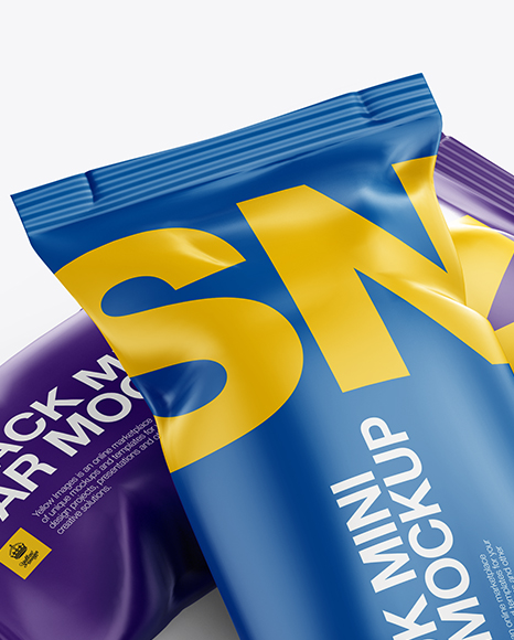 Two Matte Snack Bar Mockup