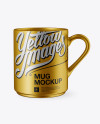 Metallic Mug Mockup Metallic Mug Mockup