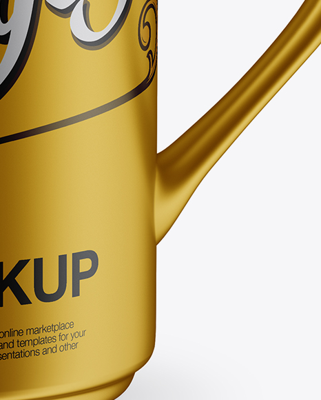 Metallic Mug Mockup Metallic Mug Mockup