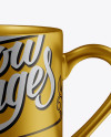 Metallic Mug Mockup Metallic Mug Mockup