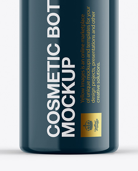Glossy Cosmetic Bottle Mockup Glossy Cosmetic Bottle Mockup