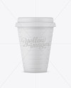 Matte Coffee Cup Mockup - Front View