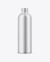 Matte Metallic Bottle Mockup