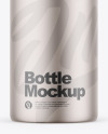 Matte Metallic Bottle Mockup