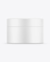 Matte Cosmetic Jar Mockup