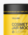 Matte Cosmetic Jar Mockup