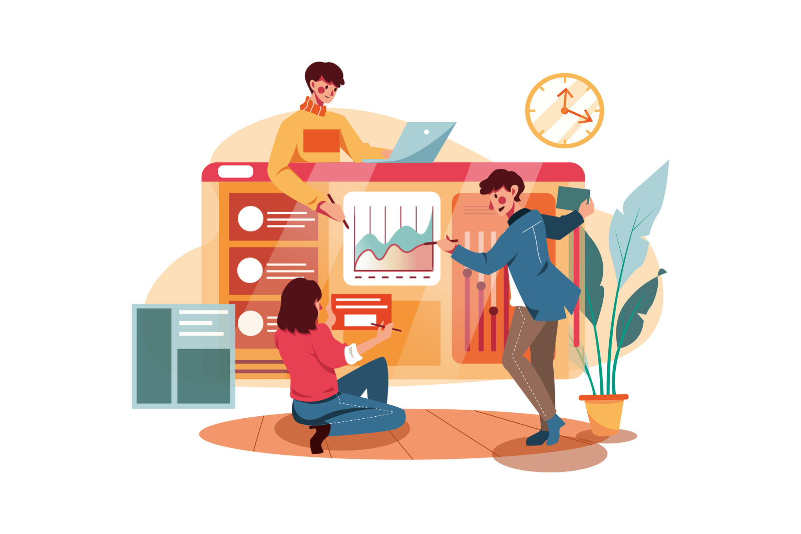 M277_Teamwork Illustrations M277_Teamwork Illustrations
