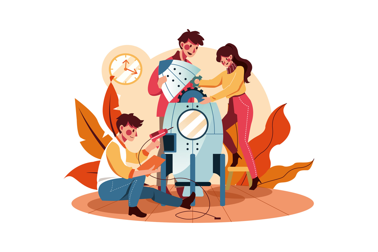 M277_Teamwork Illustrations M277_Teamwork Illustrations